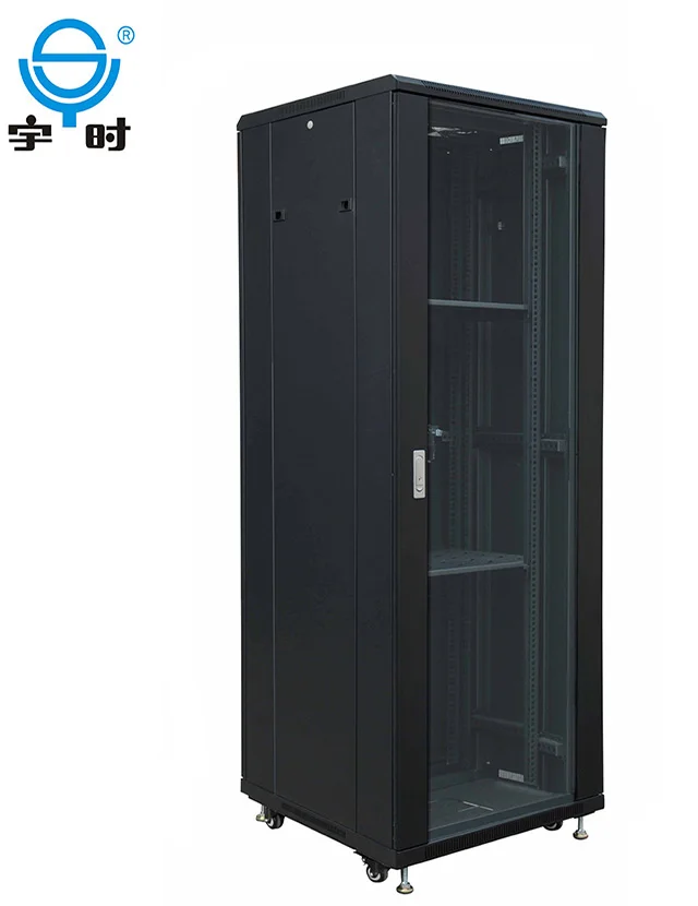 Hot sale good price 19 inch network cabinet stock 37u 40u cold rolled steel rack server