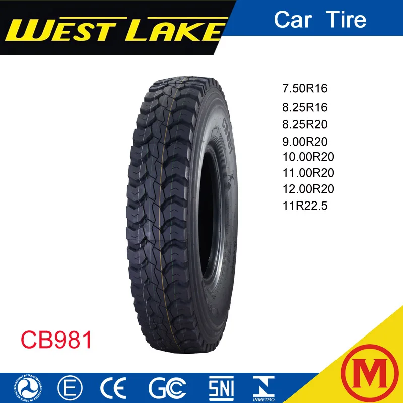 WESTLAKE GOODRIDE CHAOYANG 11R20 12R20 CB981 reifen pneus neumaticos TBR TRUCK TIRE