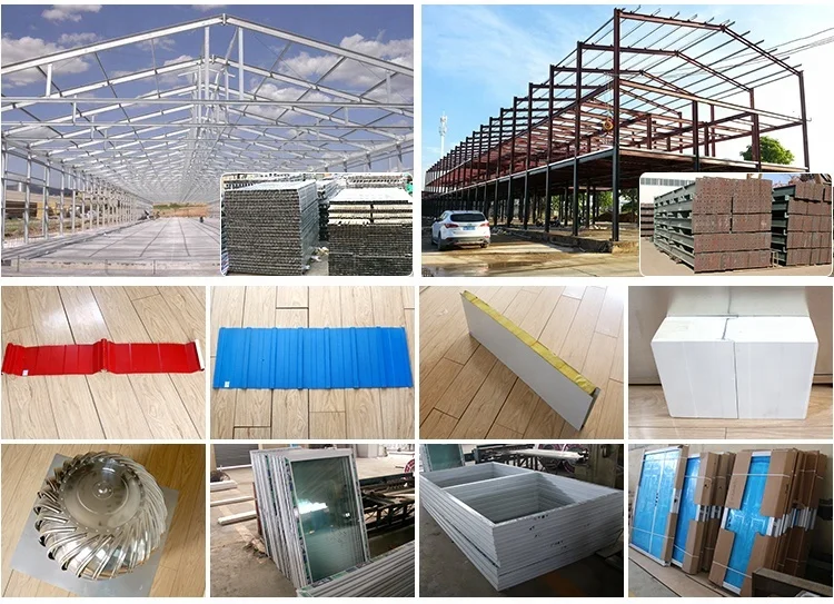manufacture cheap BF prefabricated steel structures for small godown