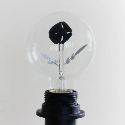 
christmas bulb red flower firework filament light bulb indoor decorating G80 bulb festival lamps 