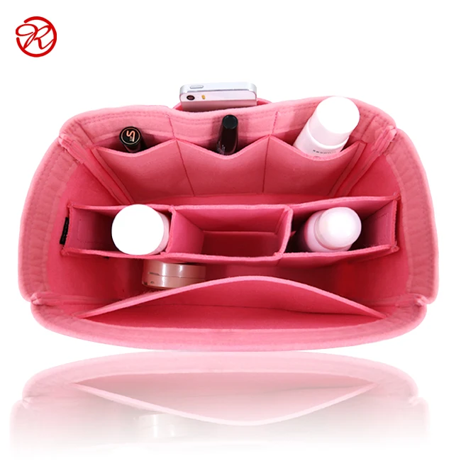 
Felt Handbag Organizer Cosmetic Insert Smart Design and Storage Save Time and Stress Switch Bags Quickly 