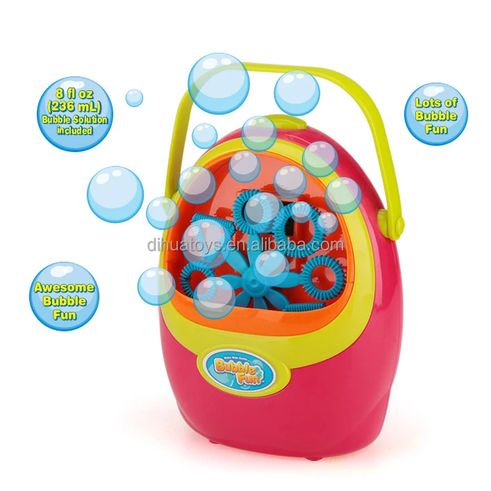 
Bubble Fun Soap Bubble Machine for Kids,Bubble Make Outdoor Indoor Games,included Water Solutions 
