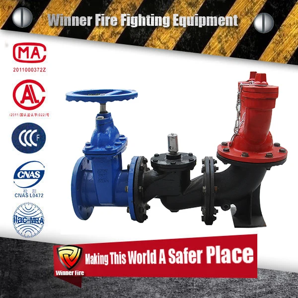 Под-Тип грунта Пожарной Водяной Насос Связи огонь водяного Насоса Связи надземных for fire fighting man с instuction