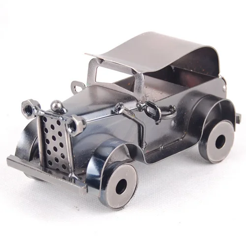 Mettle Iron Retro Car Models European Home Furnishing Decoration Antique Handicrafts