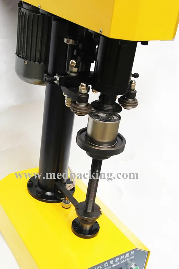 TDFJ-160 small food cans seamer/seaming machine easy open/ring pull crown cap sealing machine