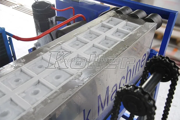 Машина для прямого охлаждения льда Koller гигиенических и чистых блоков 1 т/день