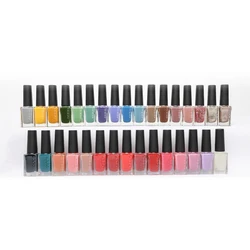 UNNA 2019 Wholesale Popular 31-Piece 10ml Water-based Color Mirror Peel Off Nail Polish Set