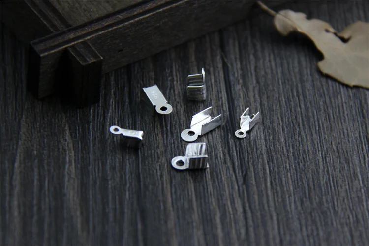 925 Sterling Silver Accessories DIY Necklace Bracelet Buckle Pure Silver Connector Clasps Clips