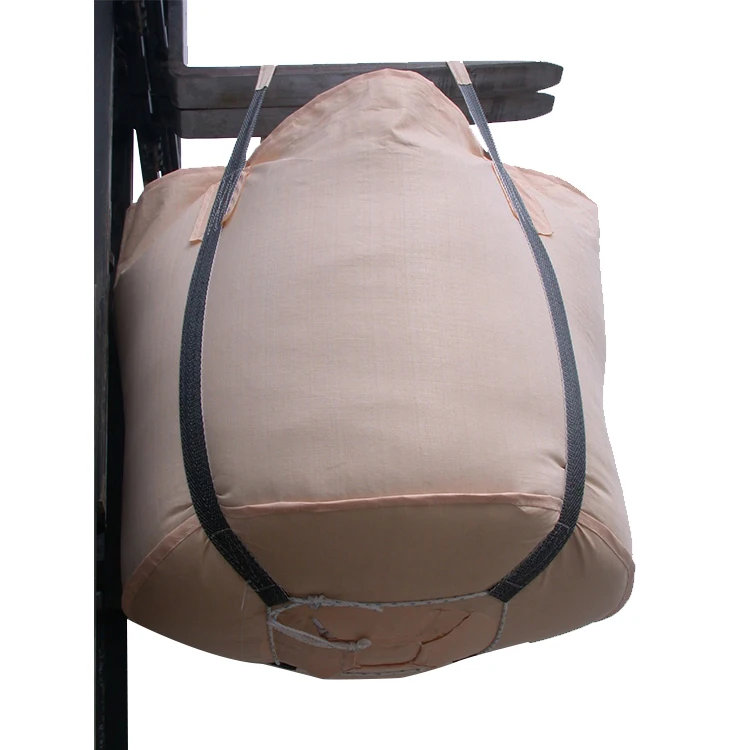 
chinese supplier single stevedroe straps plastic cover silo fibc big bag packing for the construction rubbish 