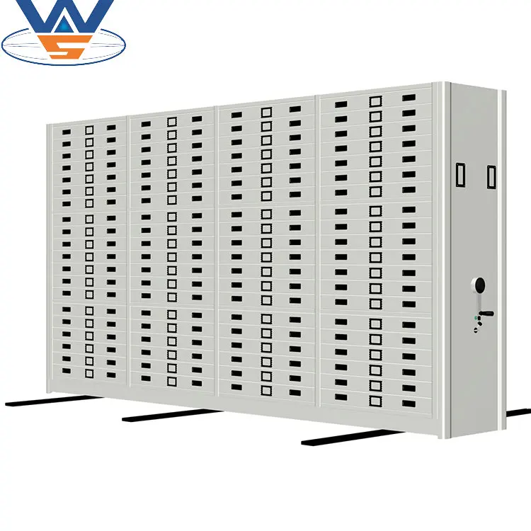 Nanjing Victory Factory Mobile Racking System Manual Mass Office Compact File Shelf