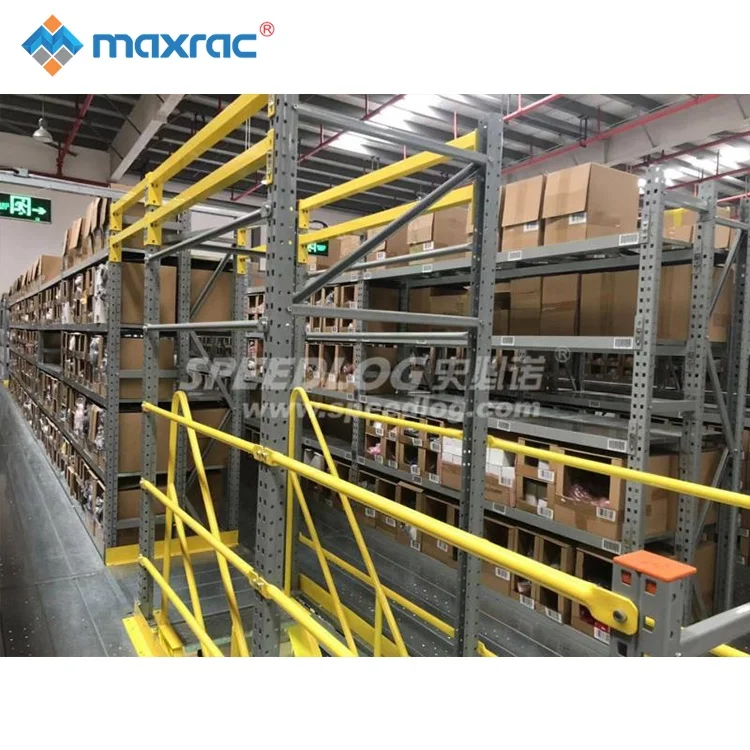 Многоуровневый складской мезонинный Стеллаж с большой загрузкой
