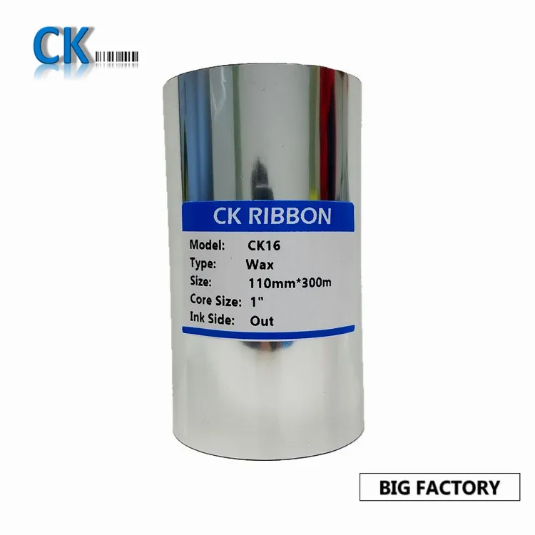2020 best selling wax ribbon CK16  compatible for ALL barcode printer on market