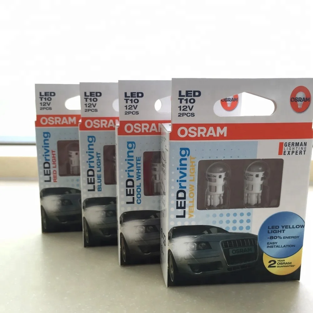 
Auto Bulb Interior Lighting T10 W5W Multi-Colors OSRAM LED Driving Light 