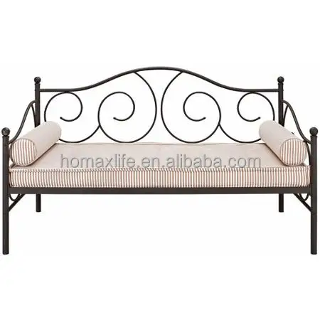 Antique wrought iron sofa cum bed furniture