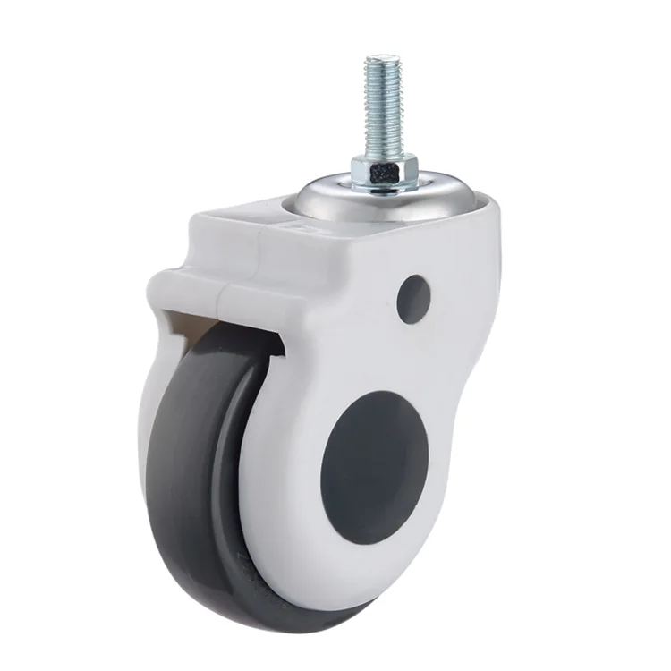 Industrial medical easy installation hospital bed caster patient bed tpr silent swivel caster wheel