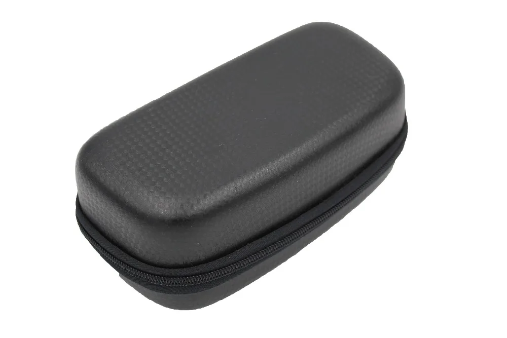 High-end empty custom hard pu eyeglasses sunglasses case with zipper