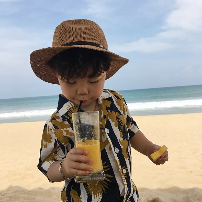 
2021 OEM Hot Selling Beachwear Kids Shirts Children Fashion Shirts For Boys Wholesale 
