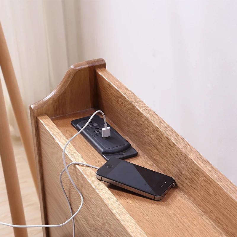 Japanese Style Latest Solid Wood Bed