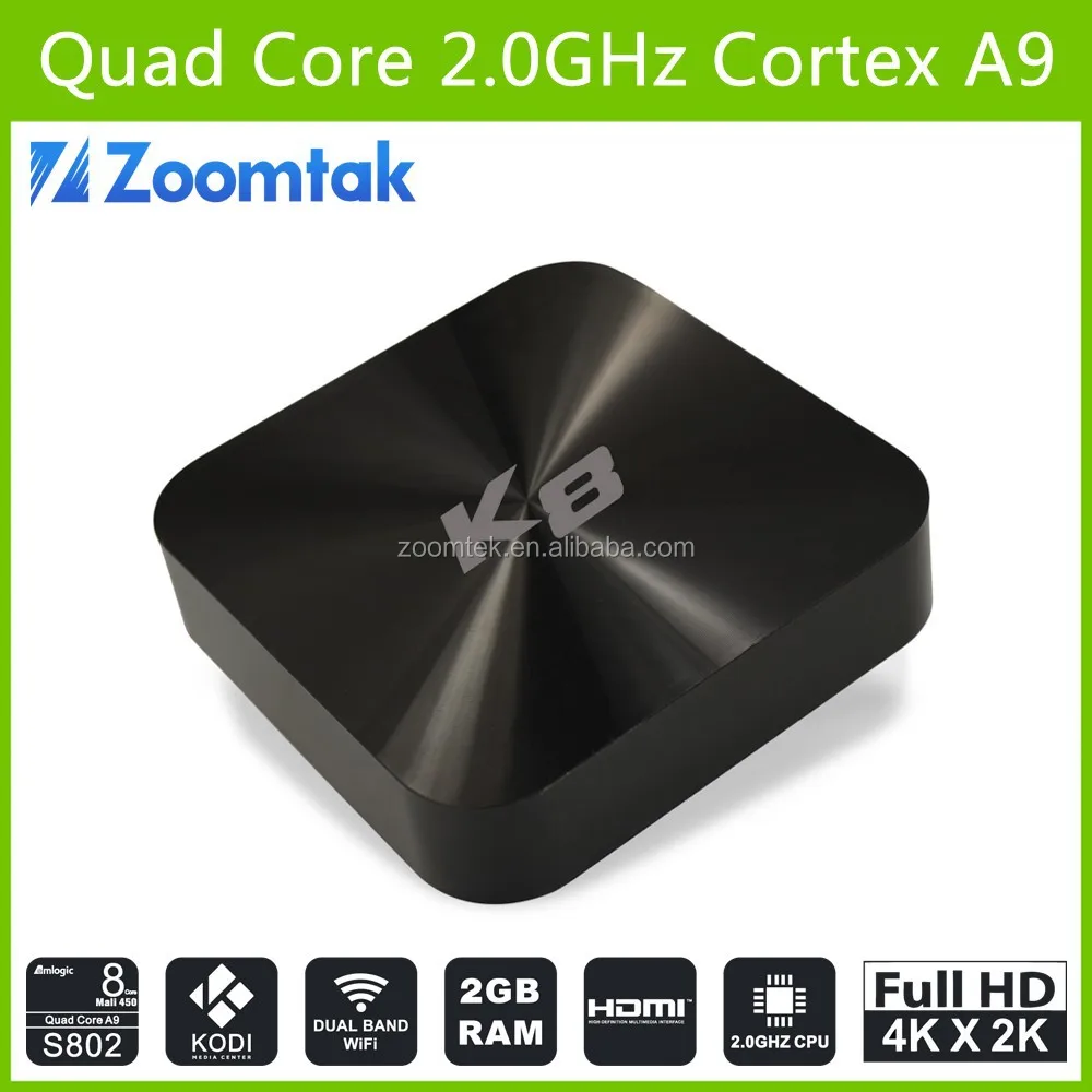 Hot sale Amlogic S802 sata 8 core 4K bluetooth 4.0 wholesale android smart tv set top box