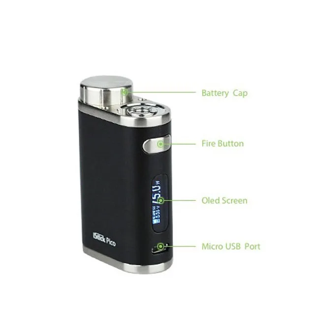 
Hot sale 2018 E Cigarette Factory Cheap Price Vape Mods Eleaf Istick Pico 75W Kit With Melo 3 mini Atomizer 2ML Tank 