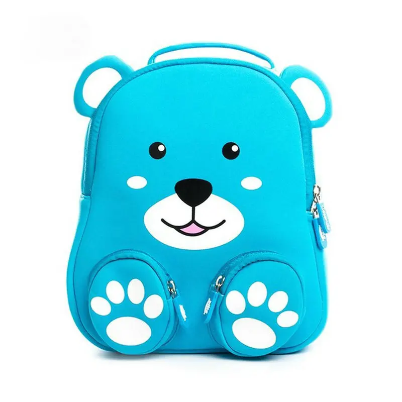 3D Kids Zoo Animal School Backpack