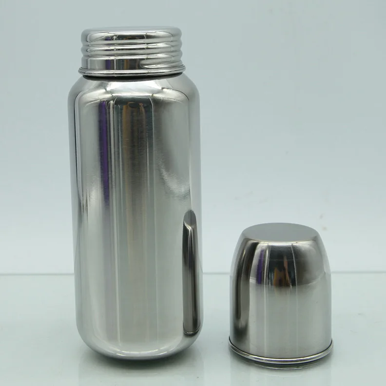 
New style creative single wall stainless steel small capacity 120ml and 240ml lovely little baby milk feeding bottle 