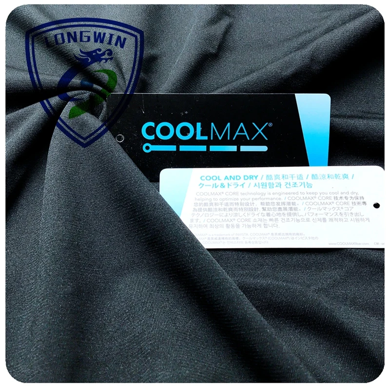 Трикотажная ткань из полиэстера и спандекса для занятий спортом INVISTA coolmax active