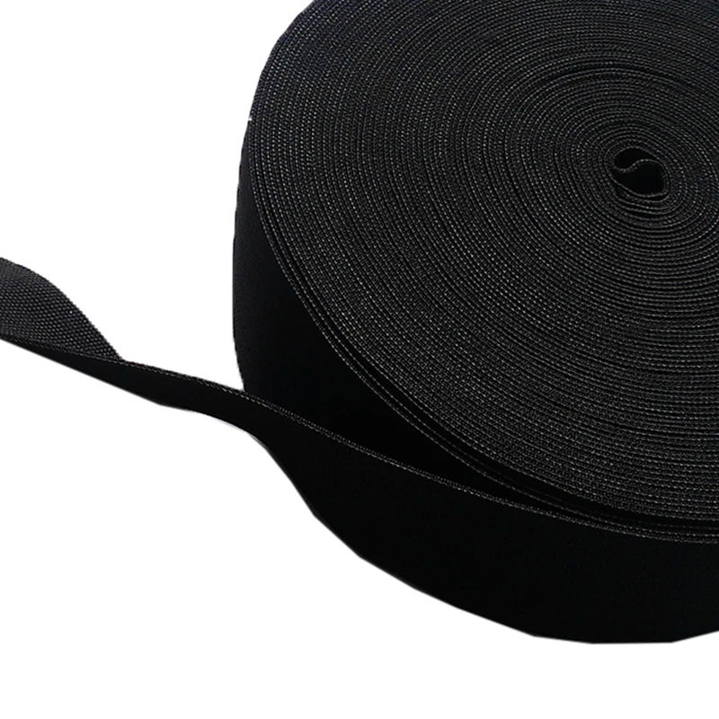 black woven elastic band 25mm,30mm,32mm,35mm,40mm,51mm,60mm,64mm in stock