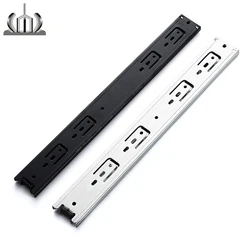 RENXING bayonet dtc rail 3 fold channel ball bearing drawer slide drawer track drawer guides rail