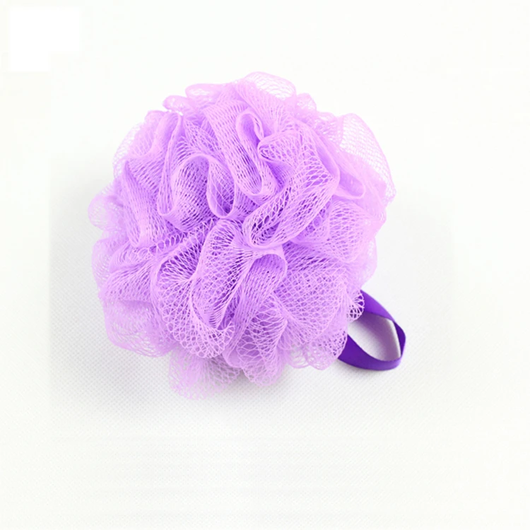 Good Quality Colorful Exfoliating Bath Puff Mesh Shower Ball Sponge Loofah Have Advantages in and Price