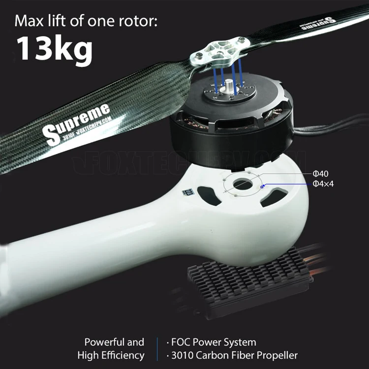 GAIA 160 30KG Heavy Lift UAV Aerial Survey and Surveillance Drone for Reconnaissance and Emergency Rescue