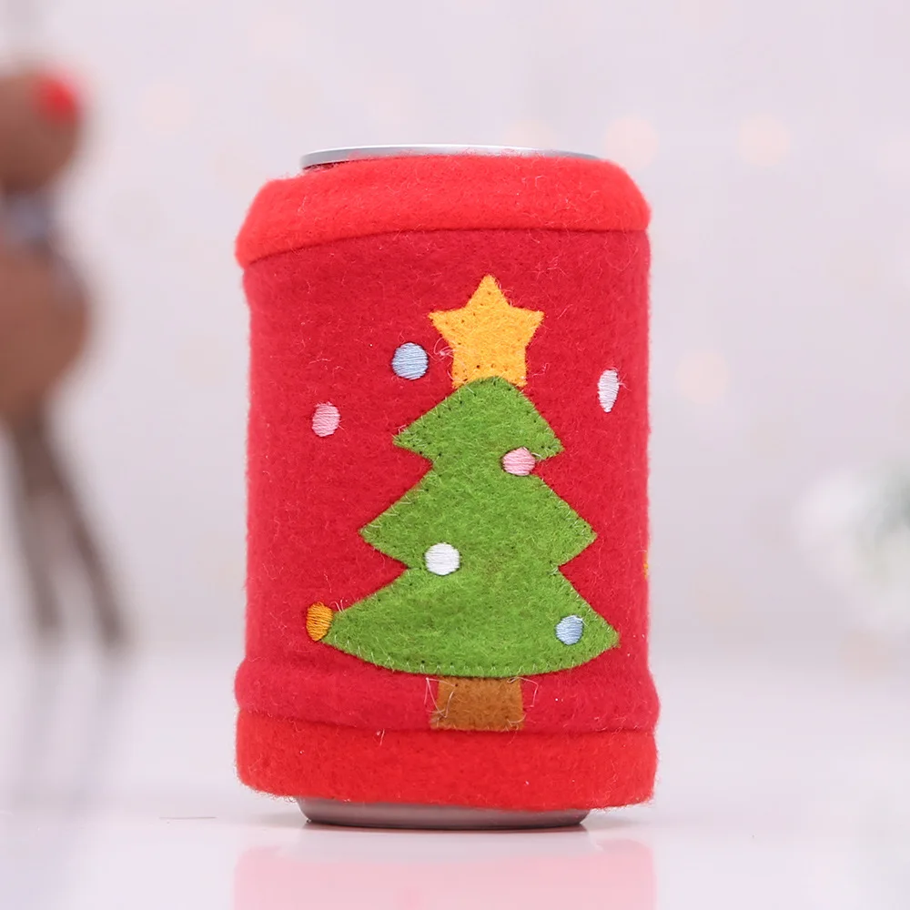 Wholesale Decorative Protective Shell Christmas Wine Bottle Cover Holder Bag