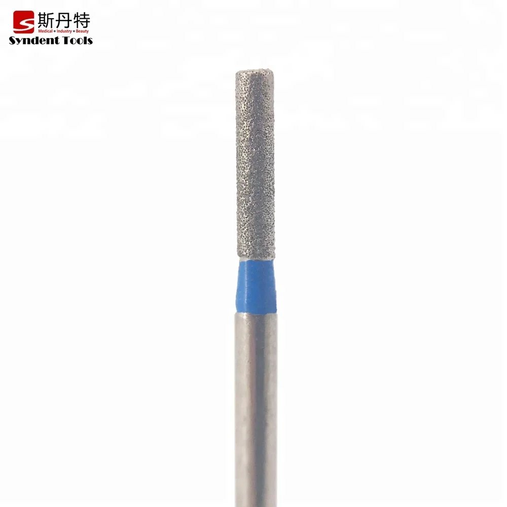 Dental instruments cylindrical diamond bur for low speed handpiece