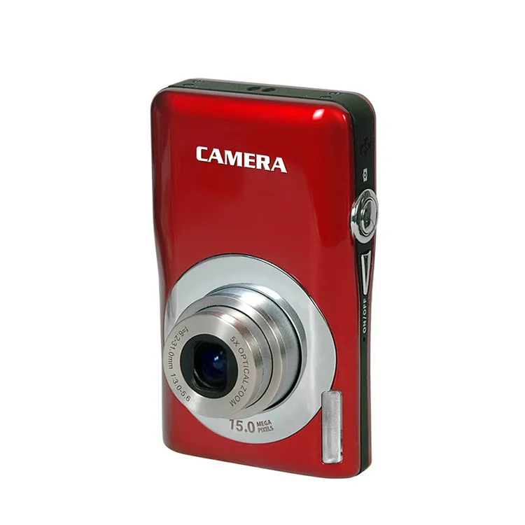 16.0Mega Pixel Optical Digital Camera with 2.7inch TFT 5X Optical Zoom Support 32G Anti-shape Face Detect Video with Sound