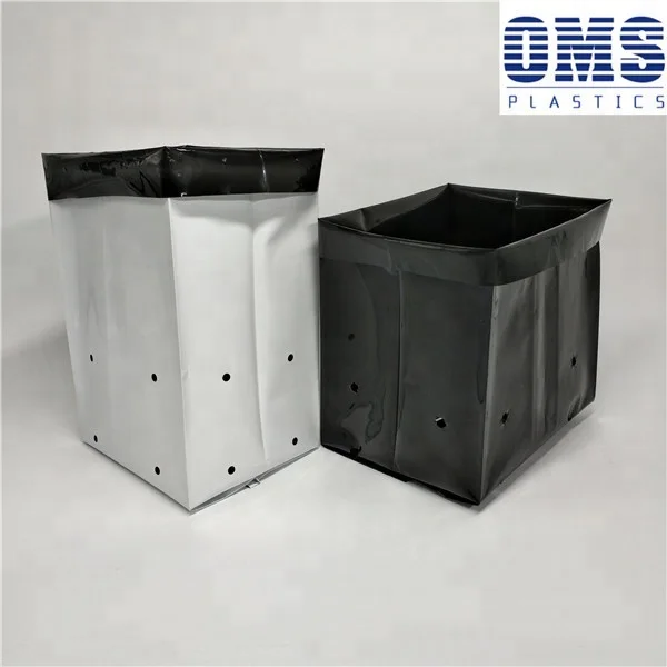 30 gallon black and white grow bag for fruit vegetable plantation