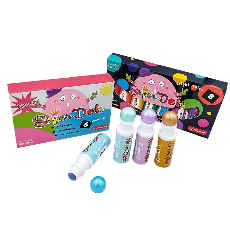 Dot маркеры комплект из 8 шт. тряпок смывающейся тушью маркер CH-2851 детская книга живописи