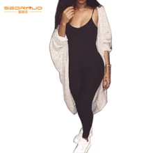 Regular Casual Fashion V-Neck Sexy Summer 2015 Rompers Womens Jumpsuit for Women Black Gray