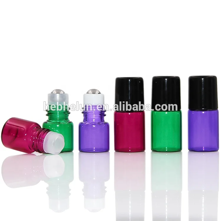 Top Selling Sample Test 1ml 2ml 3ml Cosmetic Fragrance Perfume Roll On Glass Bottles