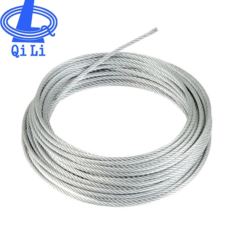 Anti-twisting Braided Galvanized Steel Wire Rope 12strand braided