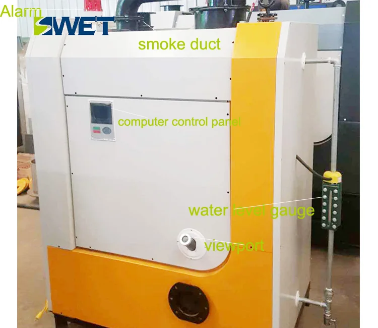Reliable performance 300kg/h induction diesel heating boiler