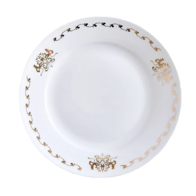 Wedding Tableware Marble Porcelain Ceramic Charger Plate White Customized Logo Opp Bag Walmart Plate Dish Engraving 13b Plate