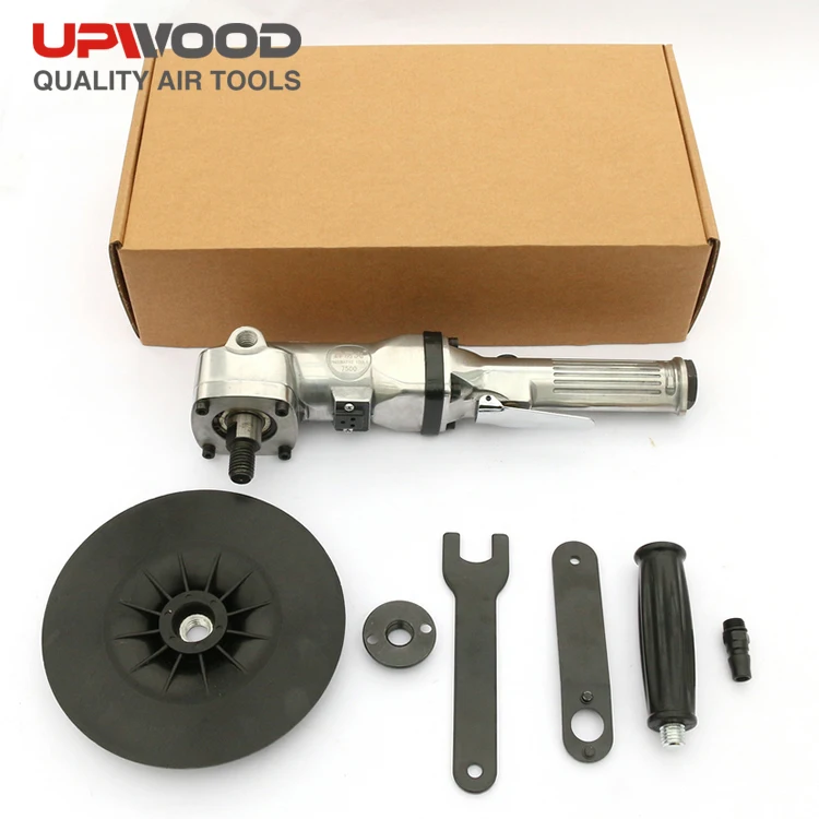Professional 7 Inch 4500 Rpm Pneumatic Air Angle Polisher Tools