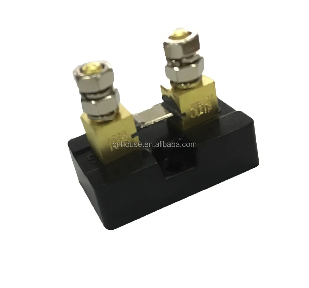 FL-15 Series American market model FL-15 100A 50mV DC current shunt