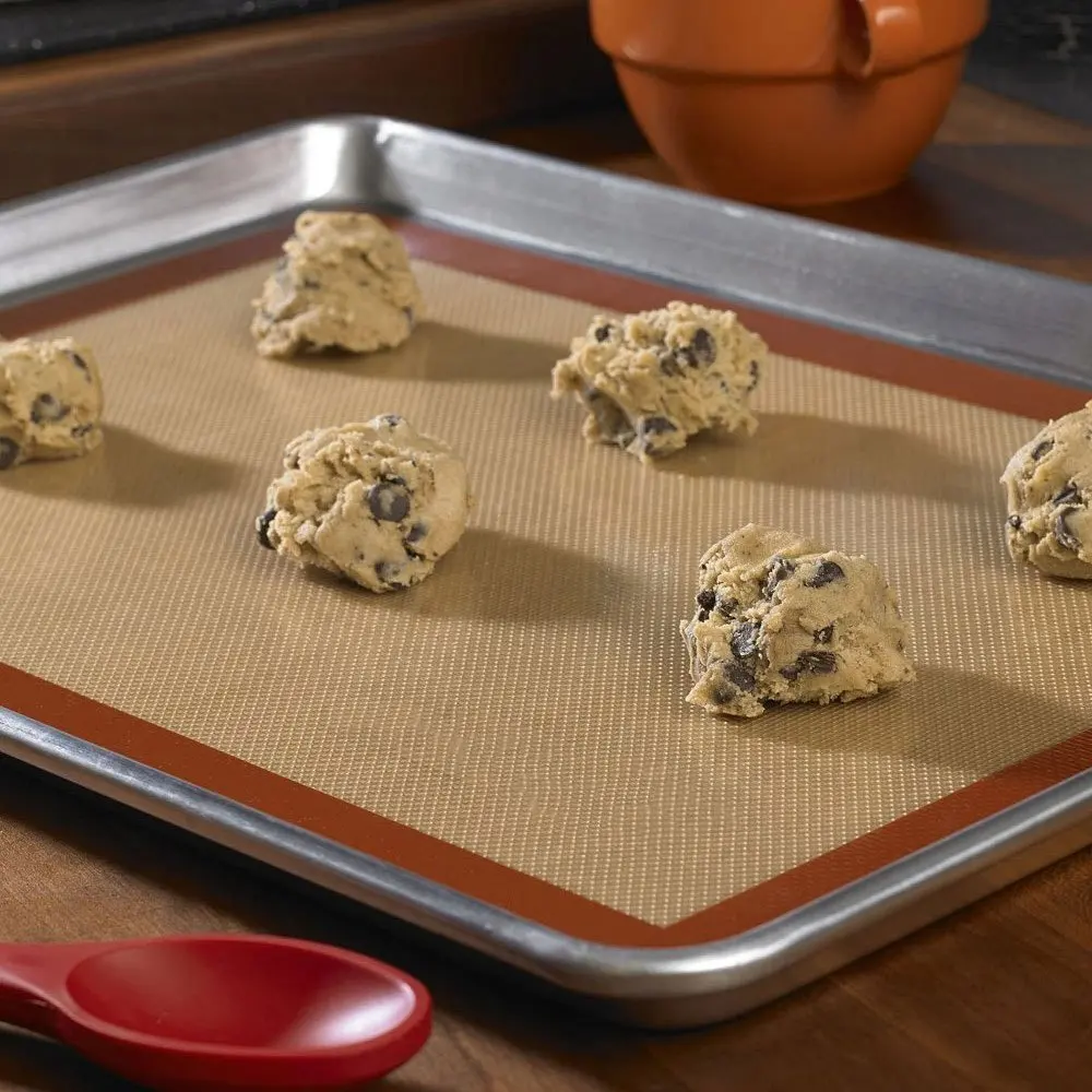 Silicone Baking Mat, Non Stick Heat Resistant Baking Sheet Liner Set Tool, Best for Microwave Toaster Oven Tray