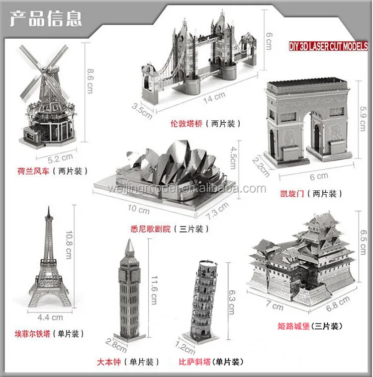 Full Metal Stainless Steel DIY glue-free stereoscopic 3D assembly model steam locomotive locomotive puzzle