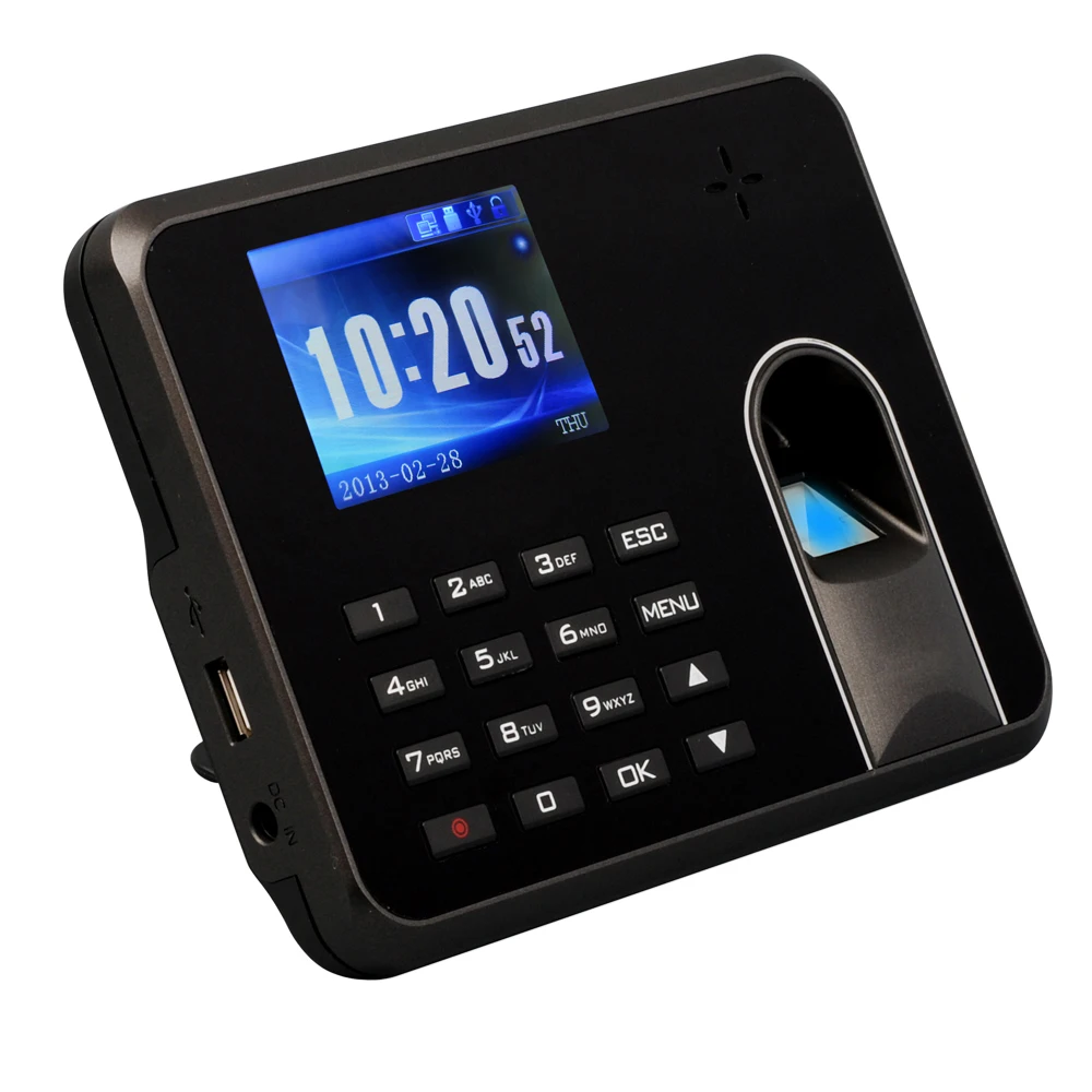 Electronic Date Time Stamp Fingerprint RFID Card Punch Time Clock