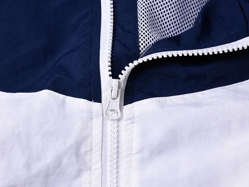 
Wholesale Custom Mesh Sports Zipper Public Light Coats With Hood For kids Boy Spring Jacket 