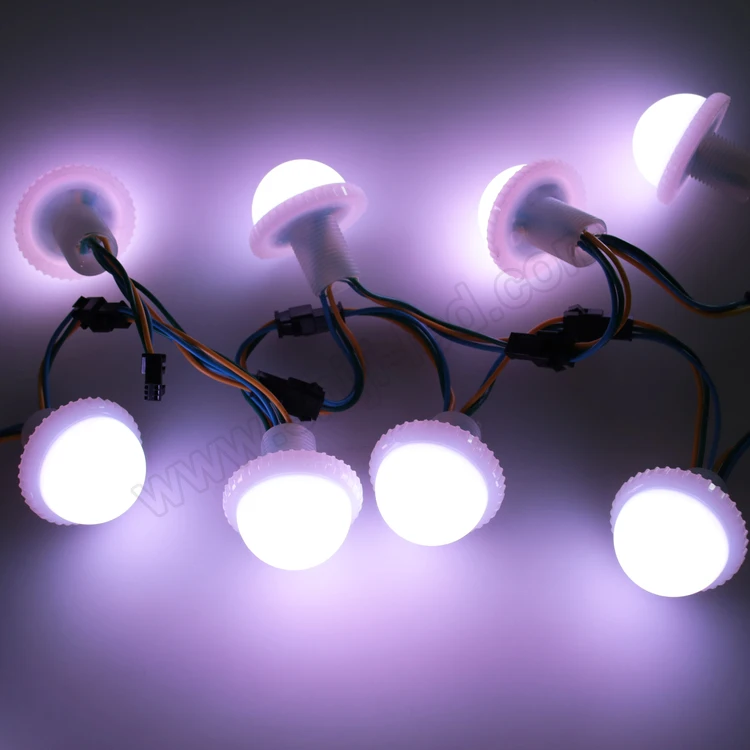 High quality and durable DC12v&24v 35mm 9leds rgb led dot light for disco stage