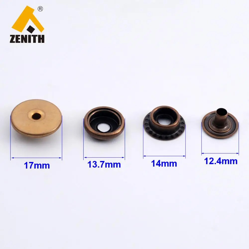 17MM Customized Brass Snap Fasteners  BM10204