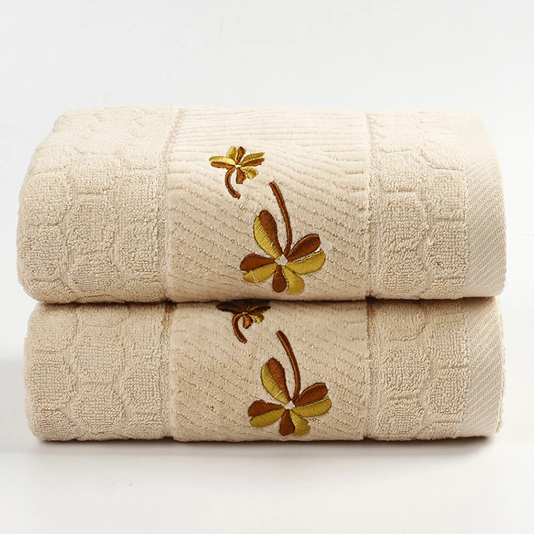 
Cheap plain solid color 100% cotton beach towel thick bath towel 